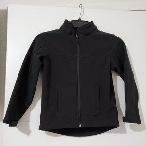 Jumping beans childs jacket L (7), pockets, zip, black, very lightly used